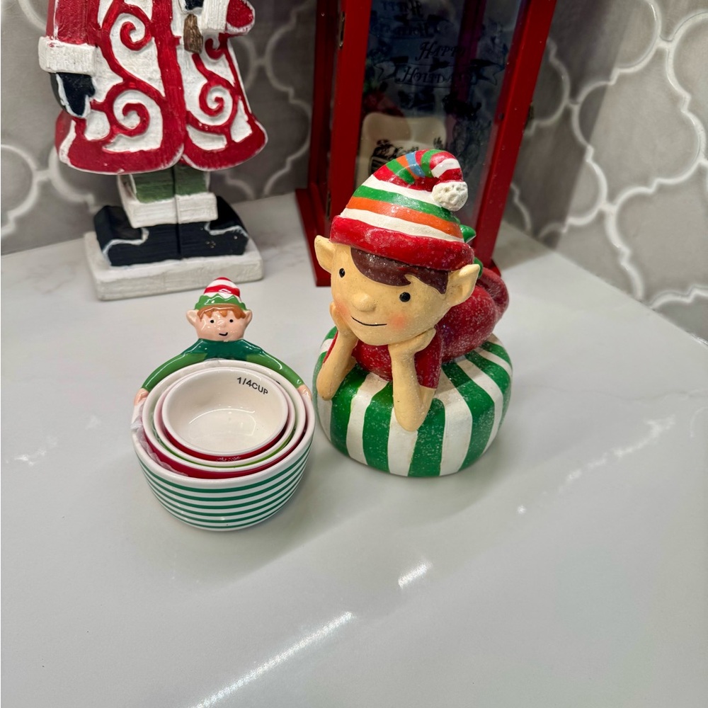 Cracker Barrel Elf decor